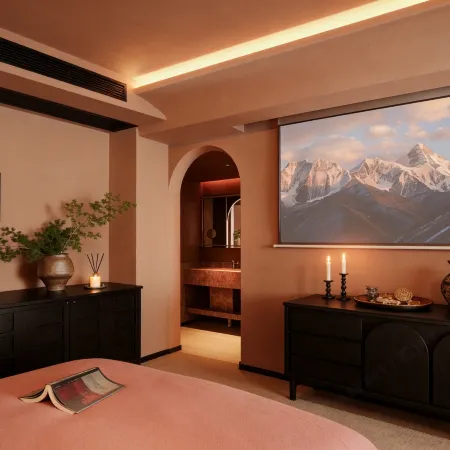 Sanzhai Yisheng · Stream Rizhao Jinshan Collection Snow Mountain View Homestay