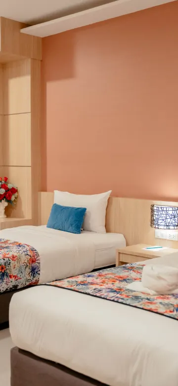 ห้องนอนเตียงแฝด