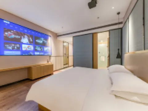 YiYueShangHe Hotel (Linqu Quanfu yuan Zhongbai building shop Hoteles en Condado de Linqu