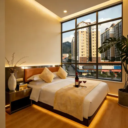 Nandan • Manman 〡MMMWMWARSMARTARTDESWGN Boutique Stay (Bus Station Jin Furong Plaza) Отели в г. Наньдань