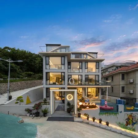 Zhujiajian Yuexia Guyu Seaview Swimming Pool Homestay (Wushitang)