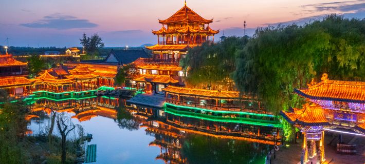Sky City Hotel （Taierzhuang Ancient City Scenic Area Branch） Hotel di Zaozhuang