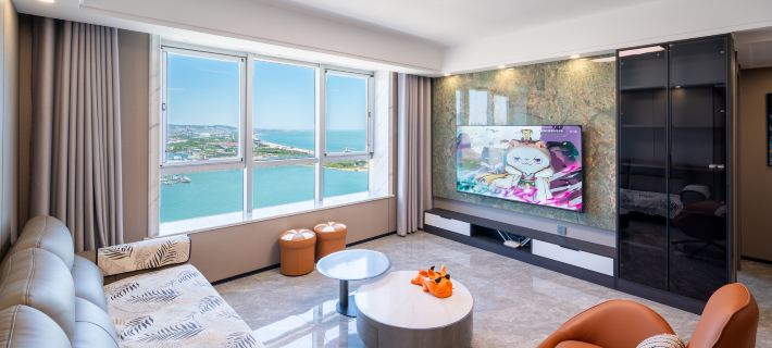 Yunhai Classic Seascape Apartment (Rizhao Wankou Lighthouse Square Store) Hoteles en Rizhao