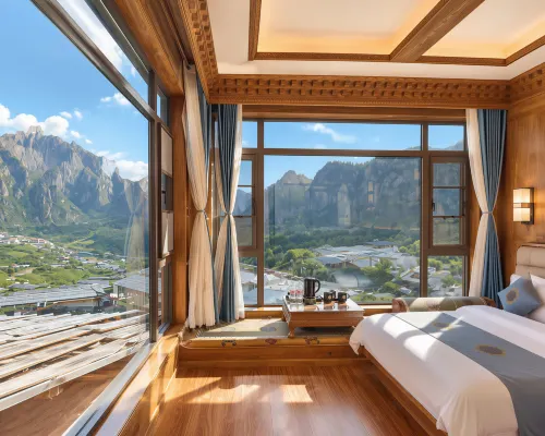 Xizan · Overlooking Sacred Mountain Ultimate zangshi Realm & Scenic Resort Manor 뎨부 호텔