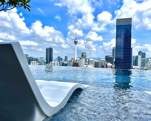 Axon Residence 3 Mins Walk to Bukit Bintang and Pavilion KL ブキッ・ビンタン周辺のホテル