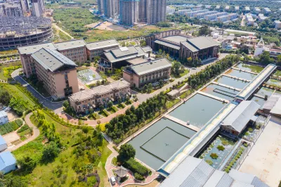 昆明銀園ホテル（昆明南駅大学城） 昆明理工大学呈貢キャンパス機械電気工学学院周辺のホテル