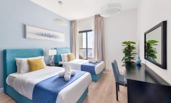 Luxury JBR Shams - Marina View - Free 5 Star Beach Resorts Access!