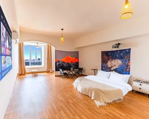 Linyun Cinema Homestay (Weilai Shi Wanda Store) 바오딩 박물관 주변 호텔