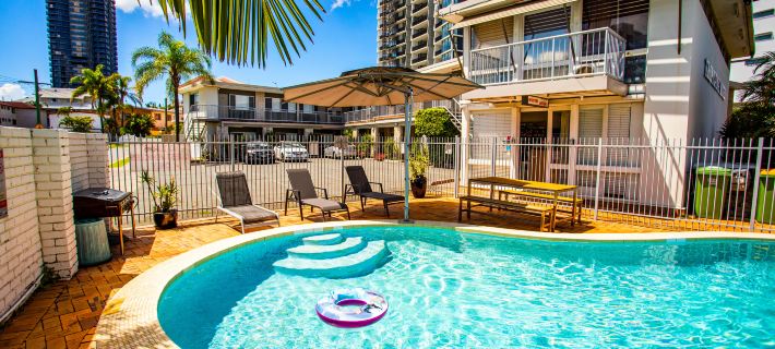 Tropicana Motel Hotéis em Gold Coast