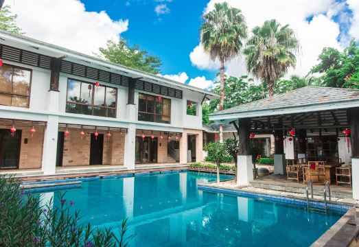 난톈 온천 빌라 객실 내부