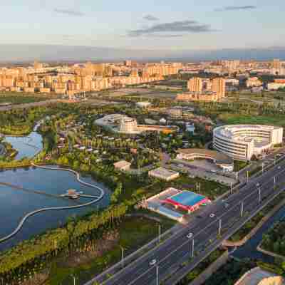 公航旅·祁連明珠飯店(絲綢之路甘州不夜城濕地公園店) Hotel Exterior