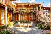 Island Breeze LUXE · Chinese‑Aesthetic Designer View Inn (Shuhe Ancient Town) - جاكوزي
