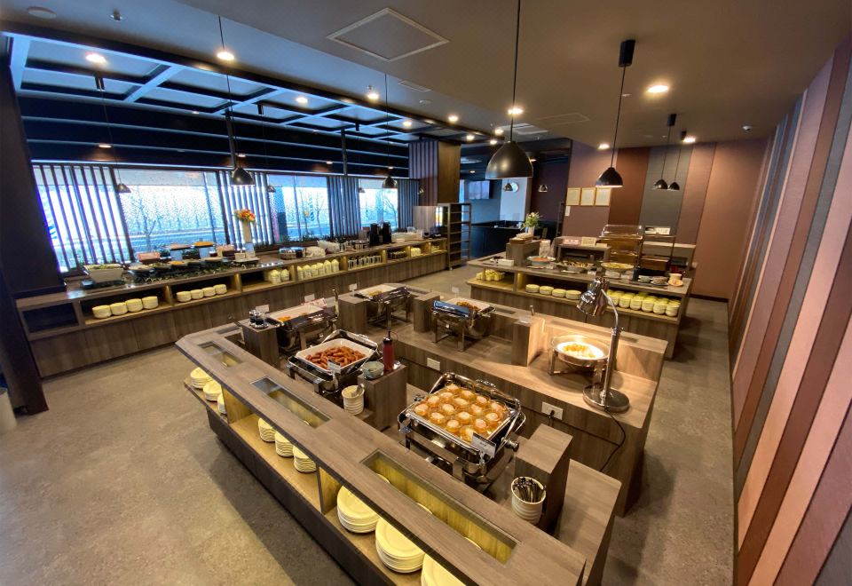 호텔 루트 인 마쓰에의 조식 뷔페 사진