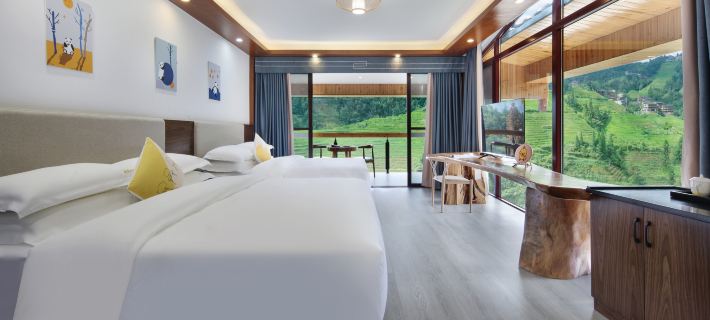 枕月智能全景民宿（龍脊梯田金佛頂觀景台店） 龍勝酒店