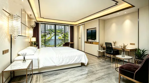 Peter·By Cloud Yunqi Light Luxury Homestay (Sanming Wanda) - Kitchen