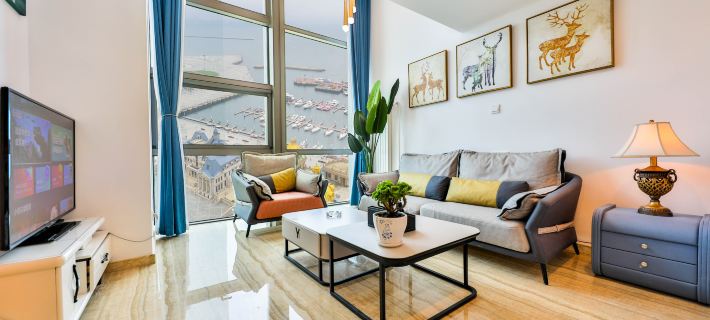 Ocean View loft Hotel Donggang International Mansion (Venice Watertown Branch, Dalian) Hotels in Dalian