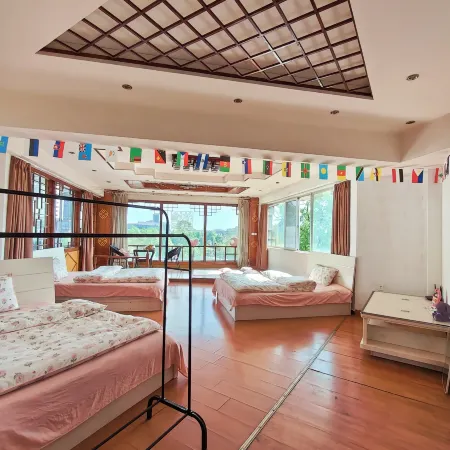 He and her youth hostel