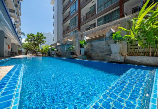 네타 리조트의 편안한 객실 인테리어