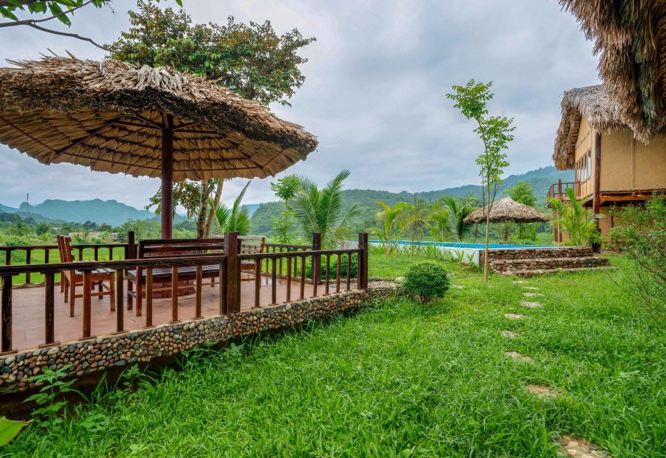 Mai Chau Onsen Retreat 온천 욕실