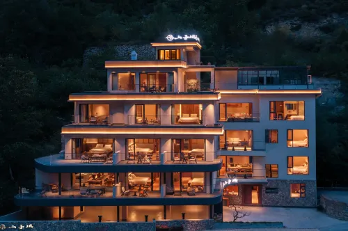 Yuexiang · Shanyucheng · Mountain View Terrace Design Guesthouse (Li) - شرفة