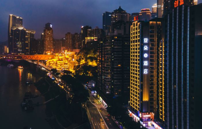 Atour S Hotel Chongqing Jiefangbei Hongyadong  riverview