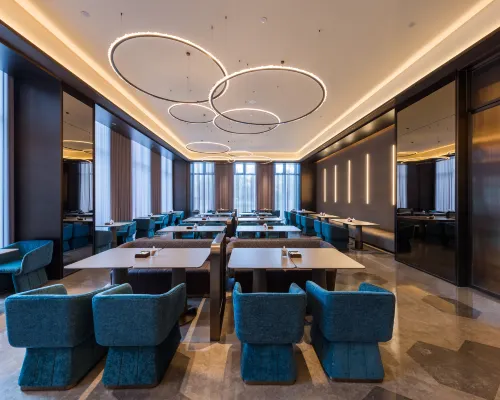 Beijing Houshayu New International Exhibition Center Crystal Orange Hotel Makanan Photos
