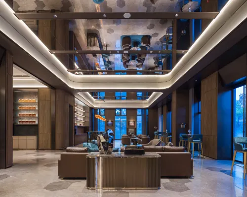 Beijing Houshayu New International Exhibition Center Crystal Orange Hotel Area Publik Photos