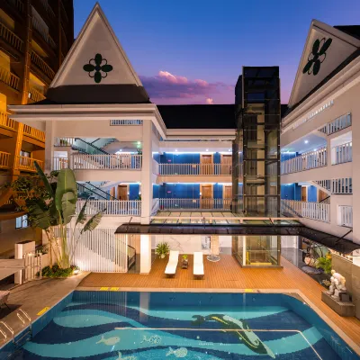 Xishuangbanna Shengguan Tiantongxiang Garden Hotel (Gaozhuang Star Light Night Market) Hotels near Lancang River Drifting