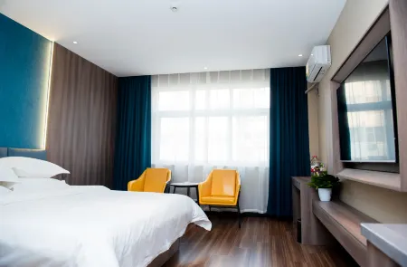 Fenhe Valley Beauty Hotel Отели рядом со станцией Luohe West Railway Station