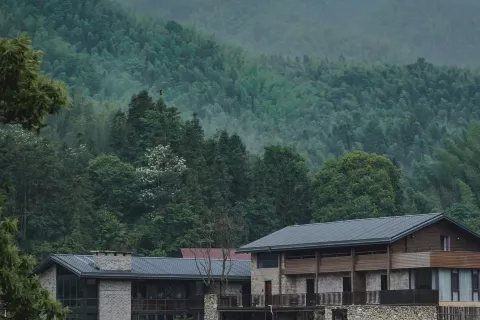 The village head Fang Ruogu mountain house