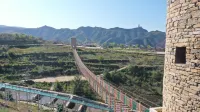 Junggar Yellow River Grand Canyon Embedded Riverview Kiln Cave Homestay Hotels in Jung-Gar-Banner
