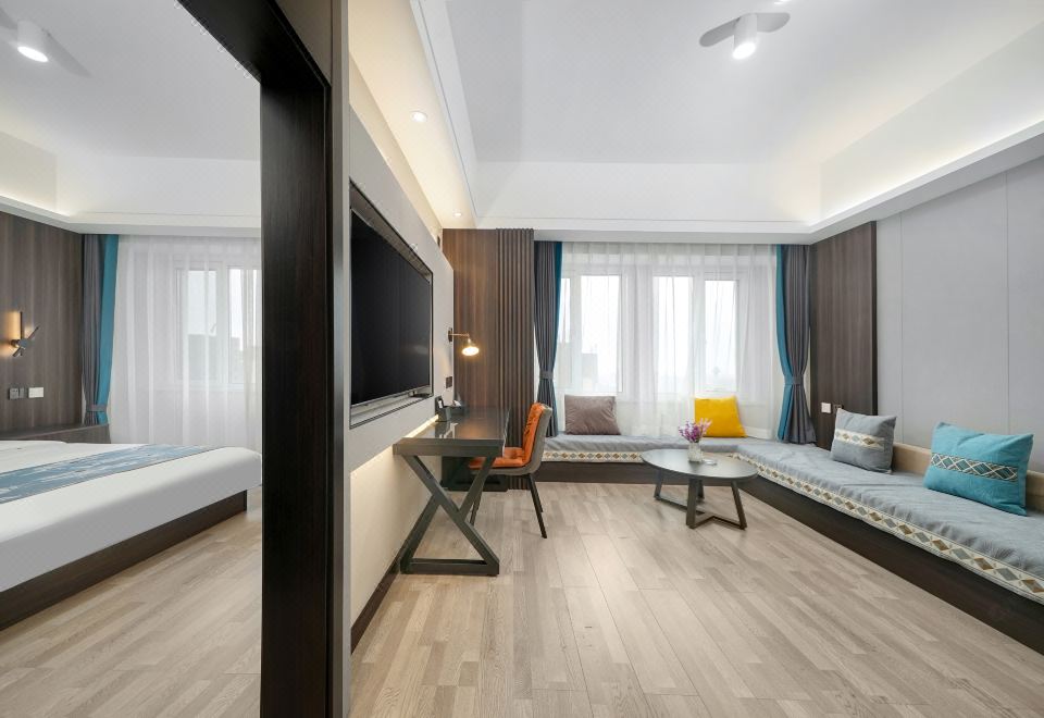 이허 숙소의 아파트먼트 내부 전경