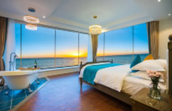 North Sea Silver Beach Yu Nuo seascape vacation apartment