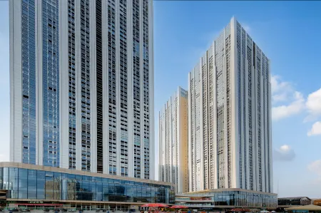 Xiduo Selected Hotel Apartments (Chengdu Hongxingqiao Branch) Отели рядом с достопримечательностью «CH8 Livehouse (Wanmei)»