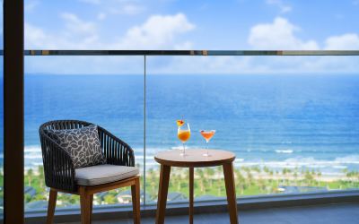 デラックス キングルーム(オーシャンビュー) モーベンピックリゾート カムランの写真