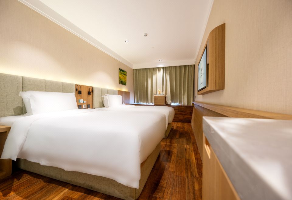 트루고호틸 호텔의 외부 야경 사진