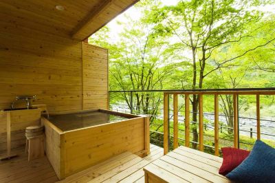 渓流和室 露天風呂テラス付 星野リゾート 奥入瀬渓流ホテルの写真