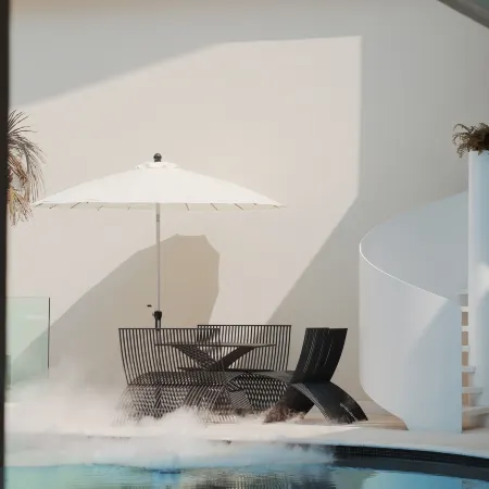 Water flows in moon Hotel