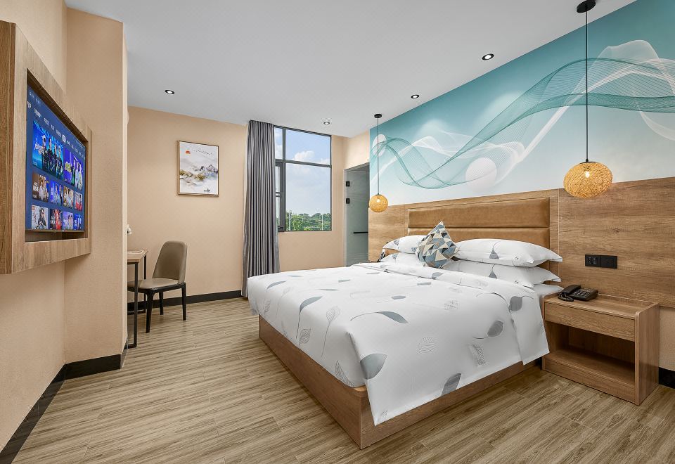 무슈 호텔 객실의 깨끗한 욕실 이미지