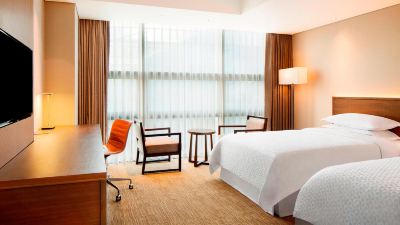 デラックス ツインルーム フォーポイントバイシェラトン・ジョスン ソウル ステーションの写真