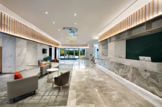 Hangzhou Lishe Hotel (Hangzhou East Railway Station) Öffentliche Flächen Photos