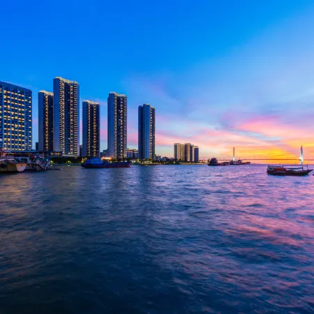 Encounter the coast theme apartment (century park Evergrande bund store)