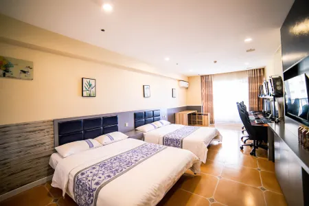 Yihao Electric Sports Hotel (Jixi Wanda Branch) Отели рядом со станцией Jixi Railway Station