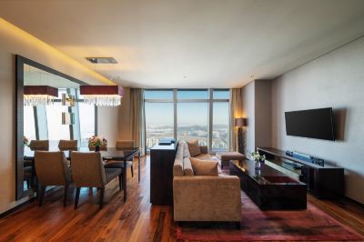 調理可能な1ベッドルームプレミアスイート オークウッドプレミア仁川の写真