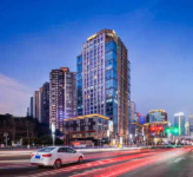 江悦墨香酒店（北濱路鎏嘉碼頭店） 鄰近度·世界精釀啤酒博物館（重慶店）的酒店