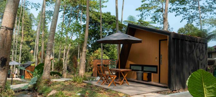 Bobocabin The Tavia, Puncak Hotéis em Bogor Regency