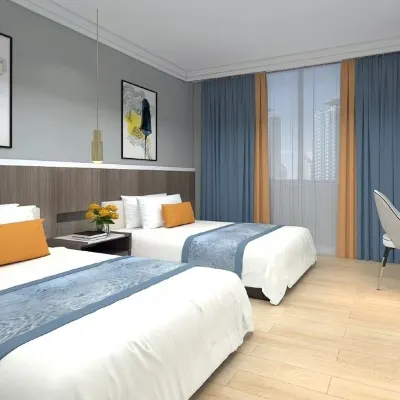 輕宿派·聖瀾商務酒店 鄰近蚌埠市人民體育場的酒店