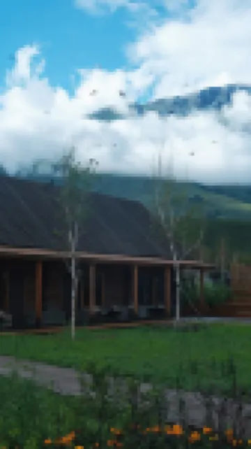 禾木清歡民宿 禾木観景台周辺のホテル