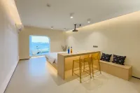 Creamy style projection large bed room