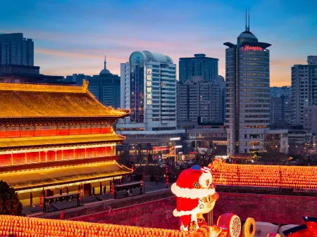 Wassim Hotel (Xi'an Bell and Drum Tower Yongning Men Subway Station) Отели рядом с достопримечательностью «Liu Garden»